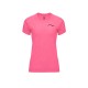 Camiseta PadelPoint Tournament Rosa Fluor Mujer