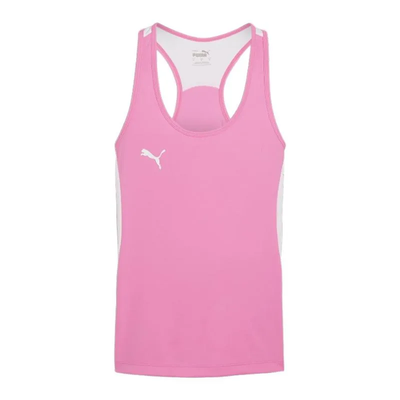 Puma Pink White Women's T-Shirt