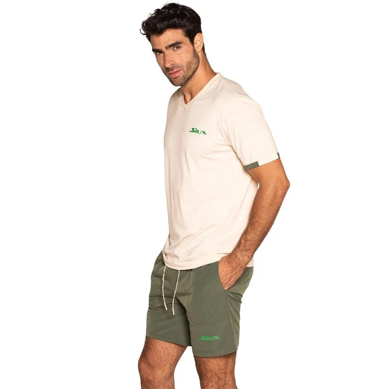 Siux Gea Beige Brown T-Shirt