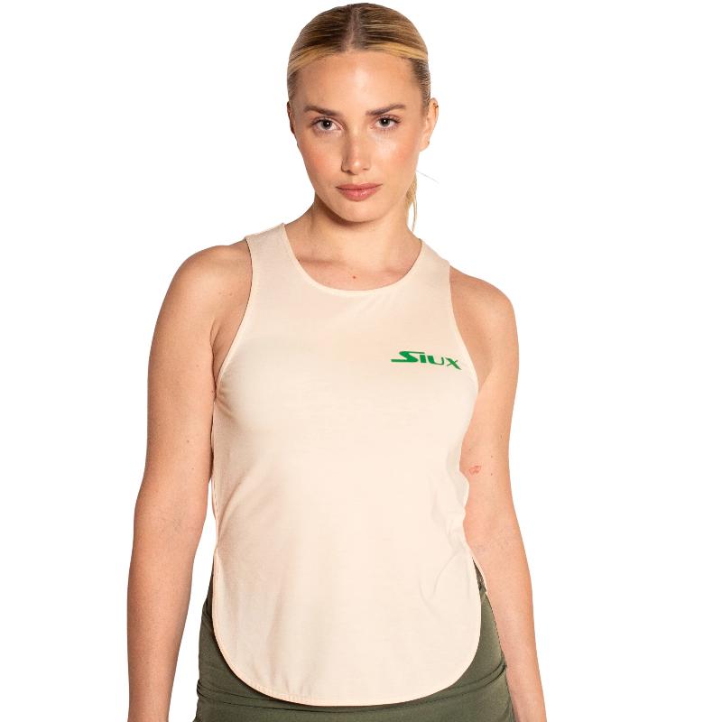 Camiseta Siux Gea Beige Marron Mujer