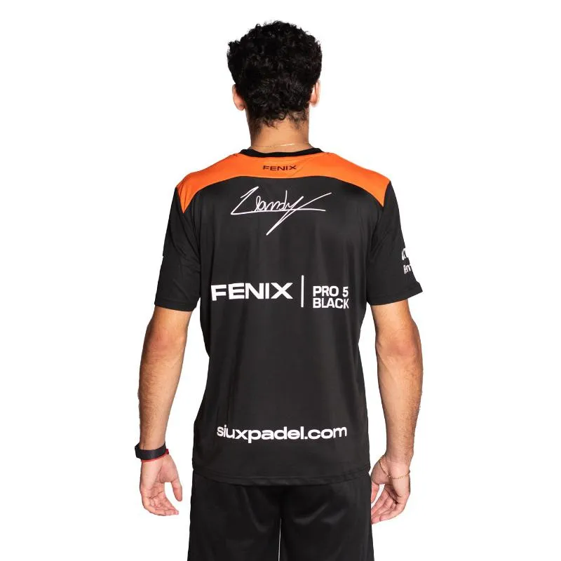 Siux Leo Augsburger Fenix Official Black Orange T-Shirt