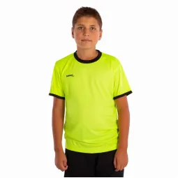Softee Galaxy Fluorescent Yellow Black Junior T-Shirt
