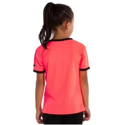 Camiseta Softee Galaxy Coral Fluor Negro Junior