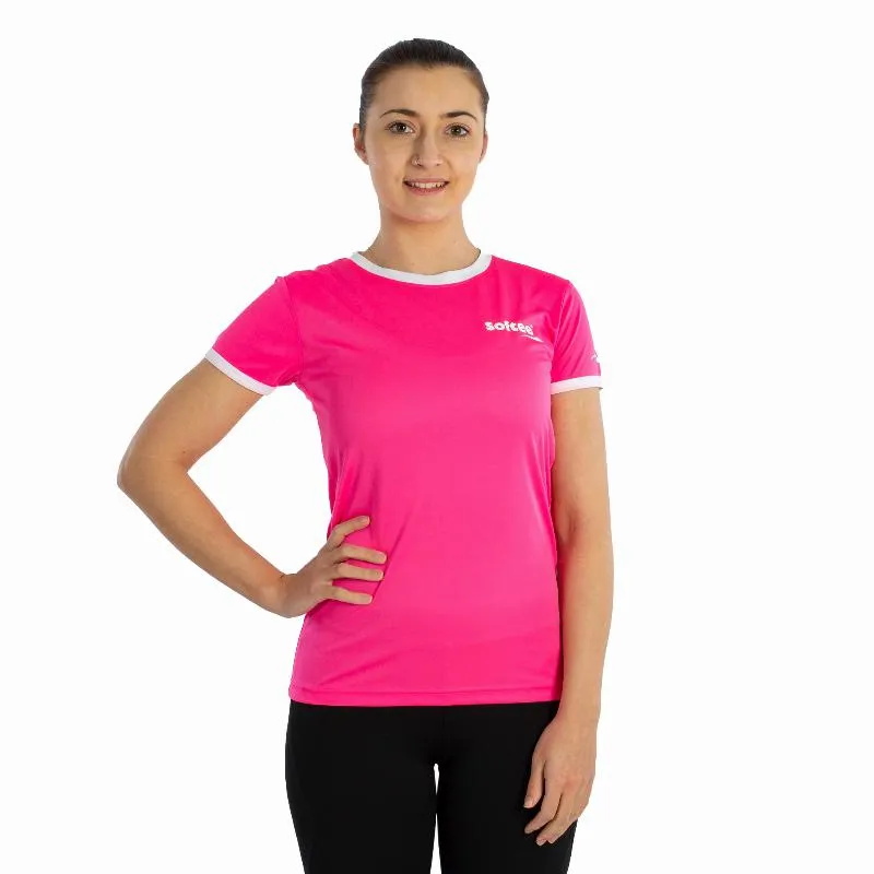 Softee Galaxy Fuchsia Fluor White Women's T-Shirt