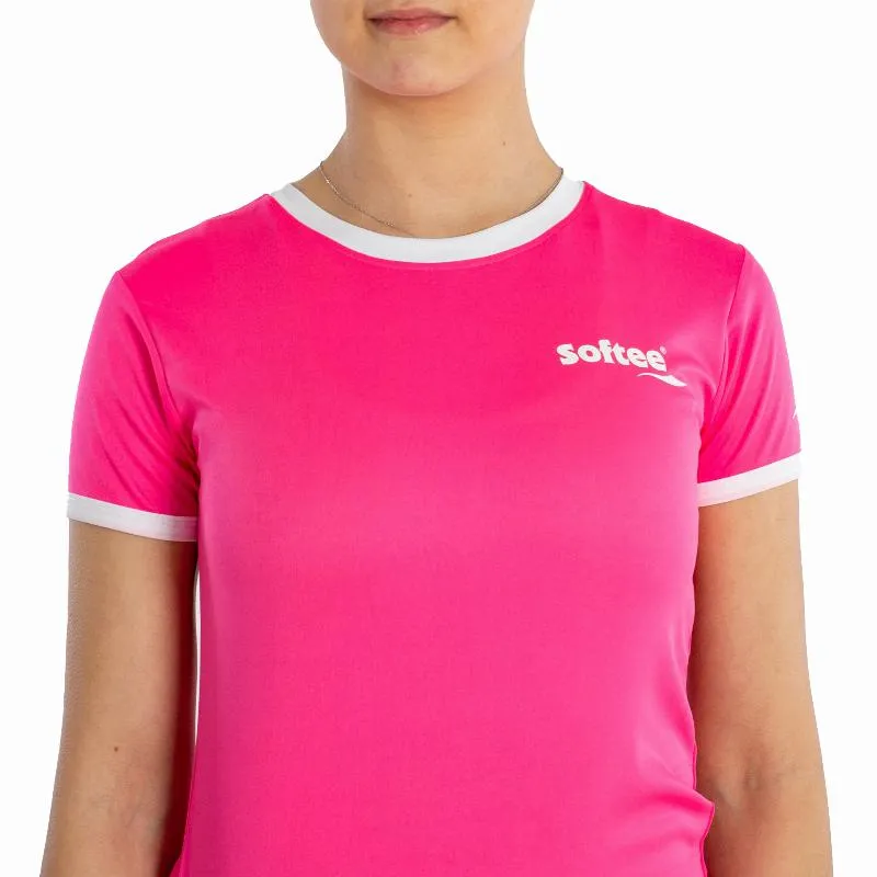 Softee Galaxy Fuchsia Fluor White Women's T-Shirt
