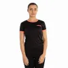 Camiseta Softee Galaxy Negro Coral Fluor Mujer