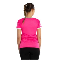 Women''s Softee Tipex Fuchsia Fluor White T-Shirt