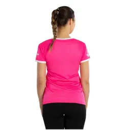 Women's Softee Tipex Fuchsia Fluor White T-Shirt