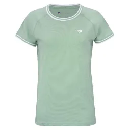 Camiseta Tecnifibre Team Stretch Verde Mujer