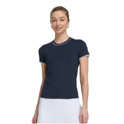 Camiseta Wilson Team Seamless Azul Marino Mujer