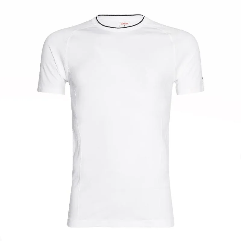 Camiseta Wilson Team Seamless Crew Blanco