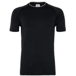 Camiseta Wilson Team Seamless Crew Negro