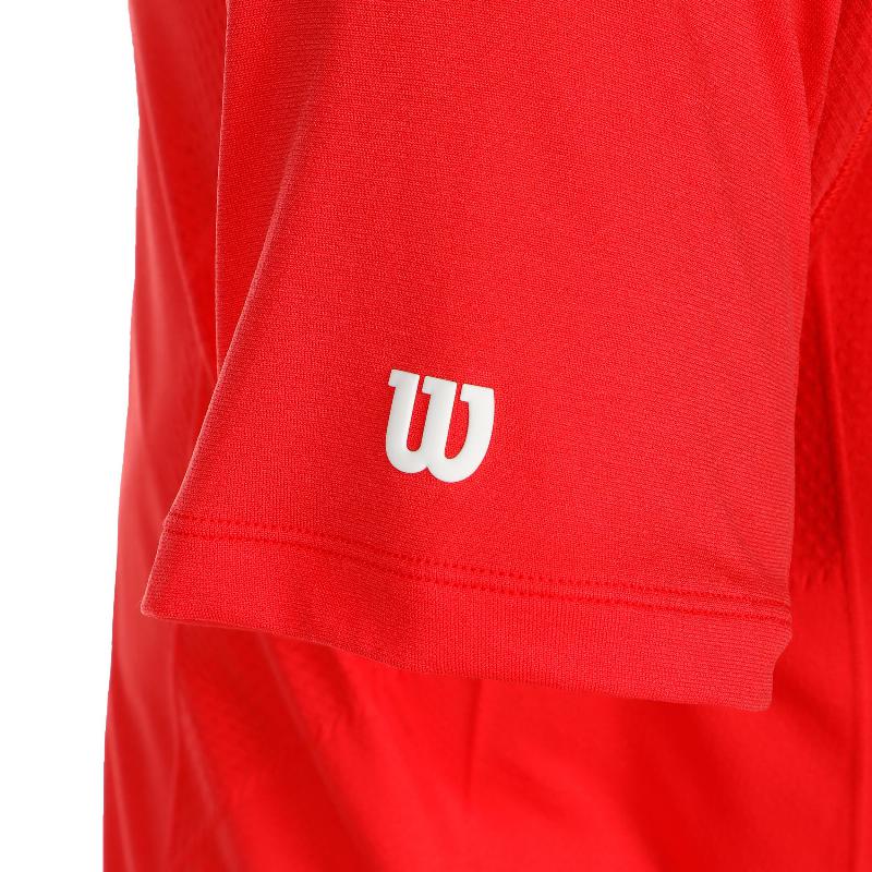 Camiseta Wilson Team Seamless Crew Rojo