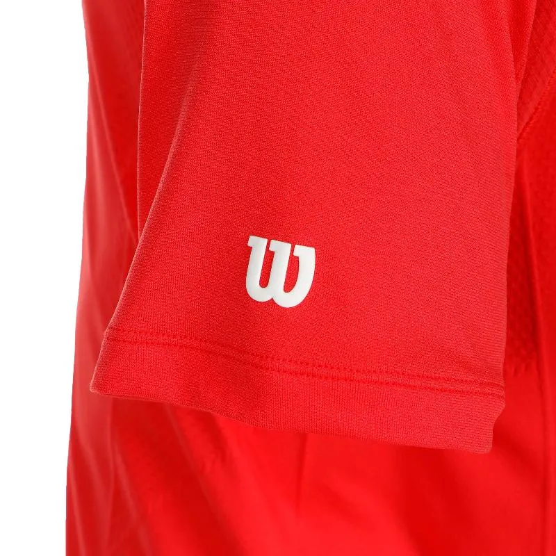 Camiseta Wilson Team Seamless Crew Rojo
