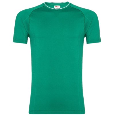 Camiseta Wilson Team Seamless Crew Verde