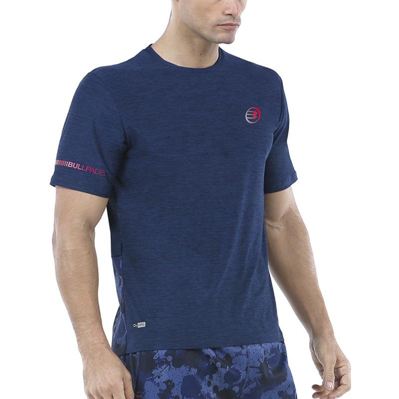Camiseta Bullpadel Union Azul Marino Vigore - Barata Oferta Outlet