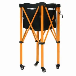 Cesto Bolas Softee Recovery Negro Naranja