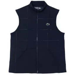 Chaleco Lacoste Regular Fit Azul Marino Mujer