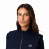 Chaleco Lacoste Regular Fit Azul Marino Mujer