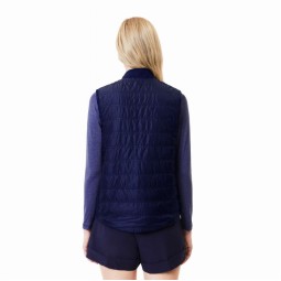 Lacoste Slim Fit Navy Blue White Women''s Vest