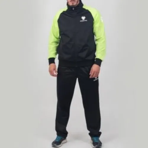 Chandal Cartri Chuser Preto Verde Junior