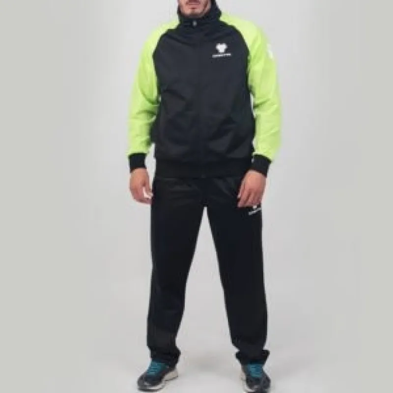 Chandal Cartri Chuser Black Green Junior