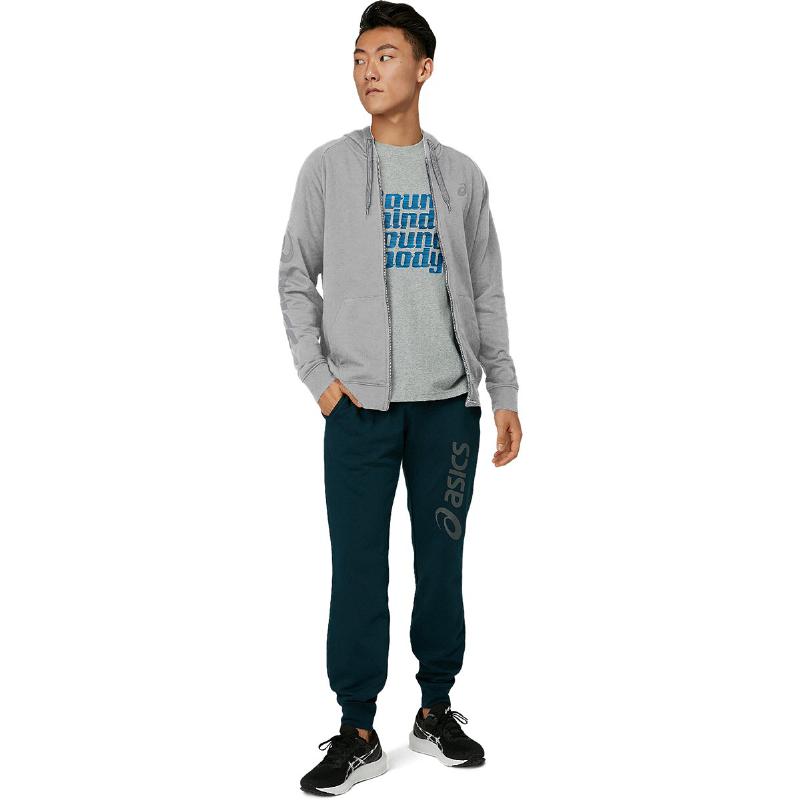 Chaqueta Asics Big FZ Gris Claro - Barata Oferta Outlet