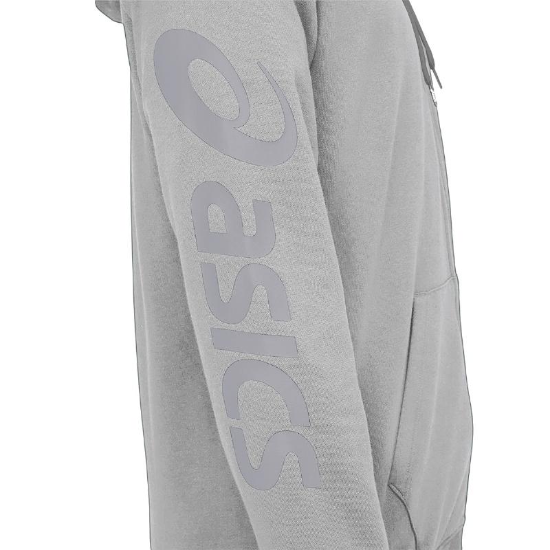 Chaqueta Asics Big FZ Gris Claro - Barata Oferta Outlet