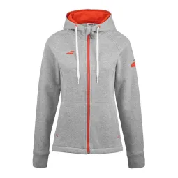Chaqueta Babolat Exercise Gris Jaspeado Mujer
