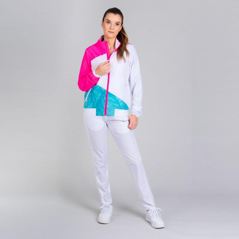 Chaqueta Bidi Badu Gene Rosa Blanco Menta - Barata Oferta Outlet