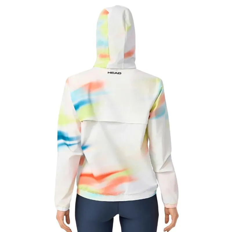 Head Blur Print Women's Jacket