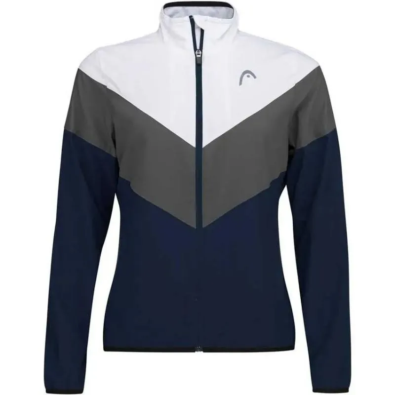 Head Club 22 Navy Blue White Women's Jacket