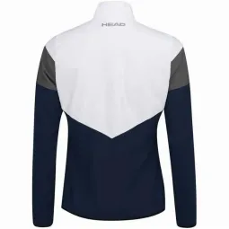 Head Club 22 Navy Blue White Women's Jacket