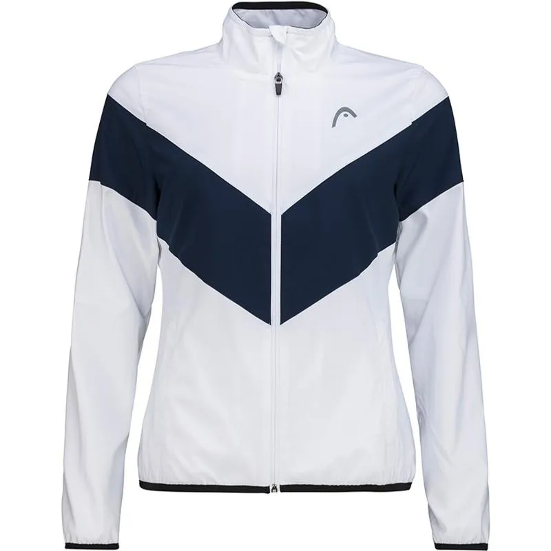 Head Club 22 White Navy Blue Women''s Jacket