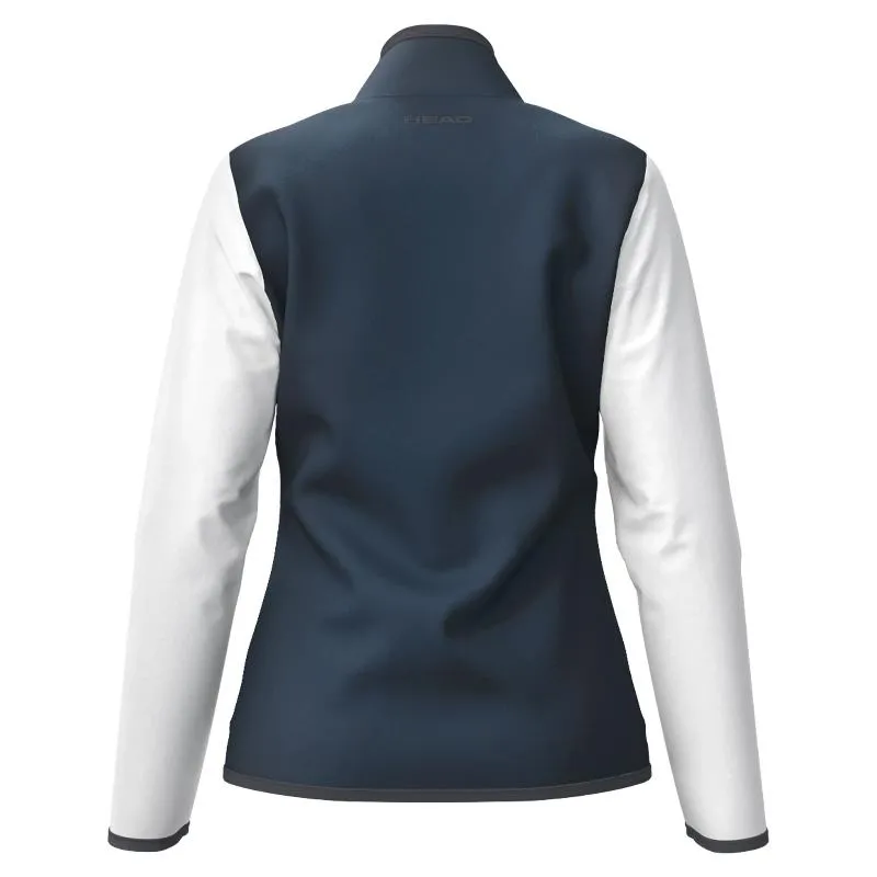 Head Club 25 Navy Blue White Women's Jacket