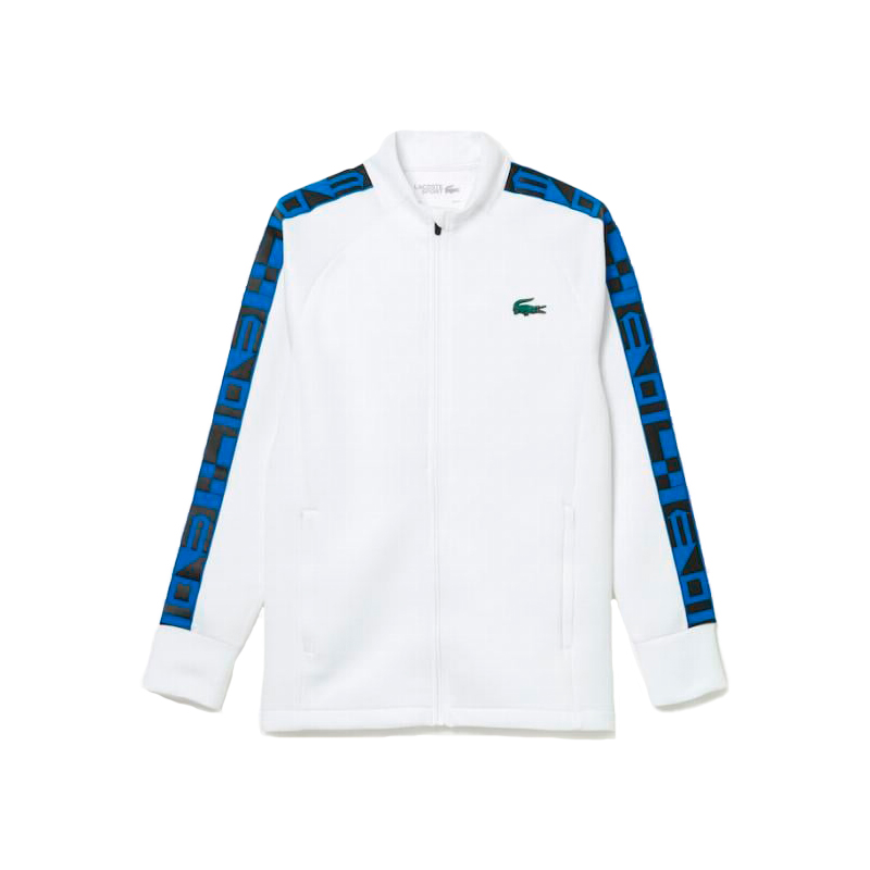 White Lacoste Sport Jacket