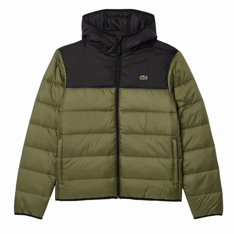 Lacoste Khaki Green Black Jacket