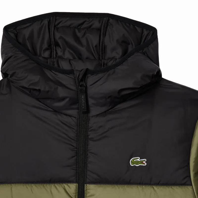 Lacoste Khaki Green Black Jacket