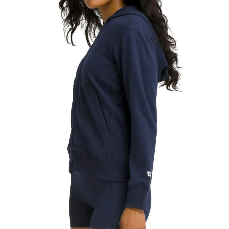 Wilson Team Zip Navy Blue Women's Jacket