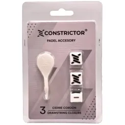 White Constrictor Cord Closure 3 Units