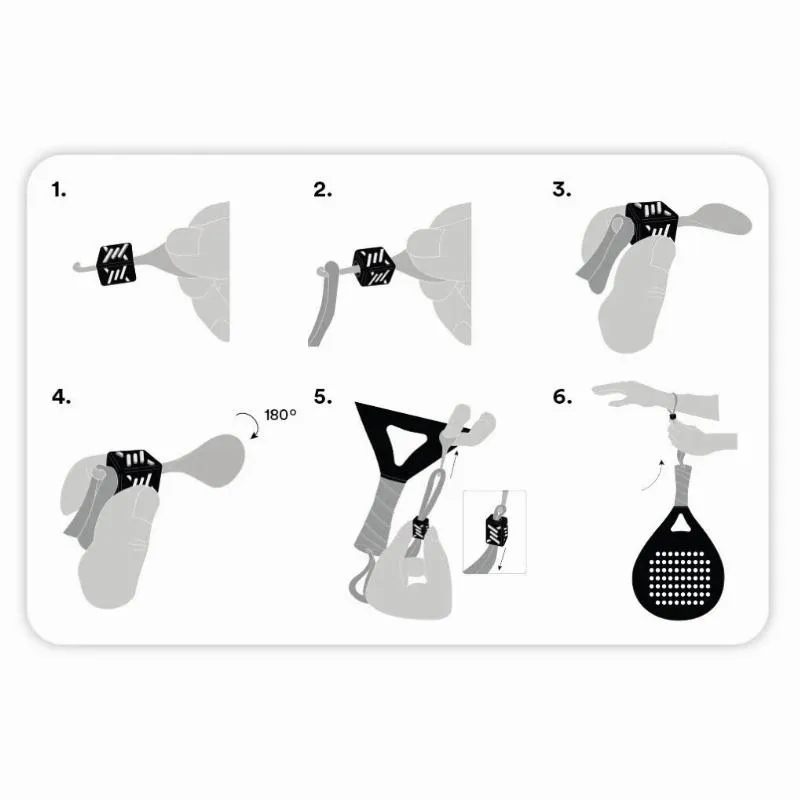 White Constrictor Cord Closure 3 Units