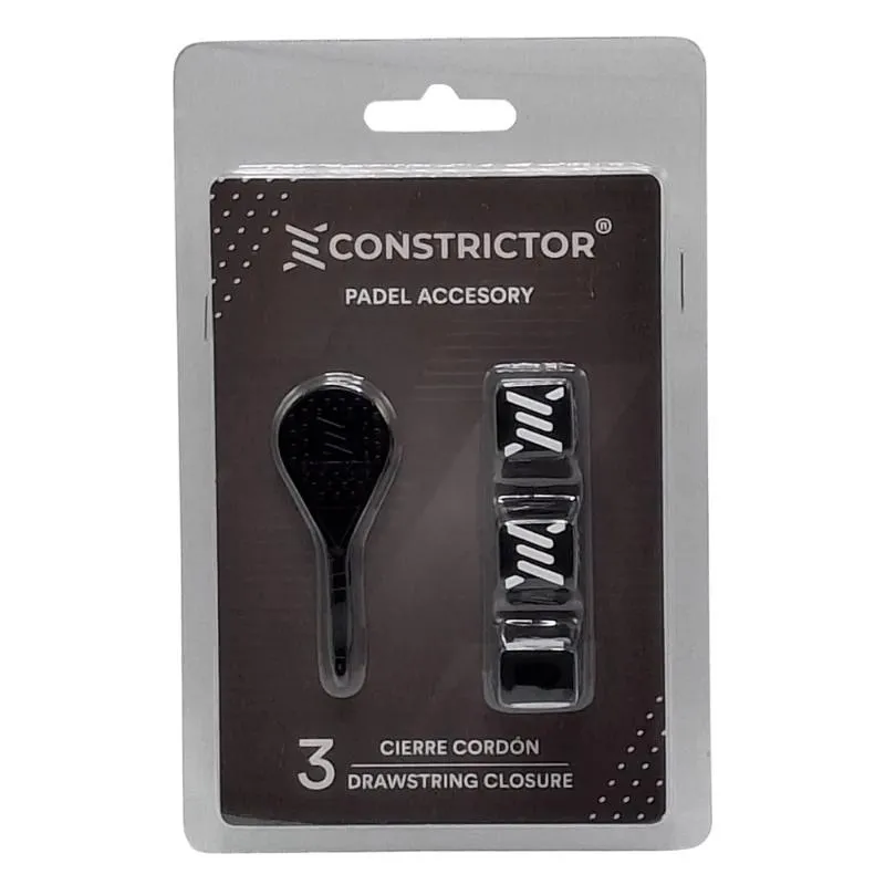 Black Constrictor Cord Closure 3 Units
