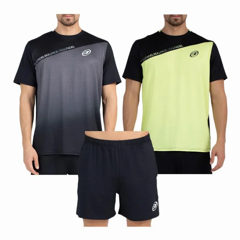 Bullpadel Summit Performance Black Set x3