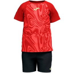 Joma Camp Coral Black Junior Set