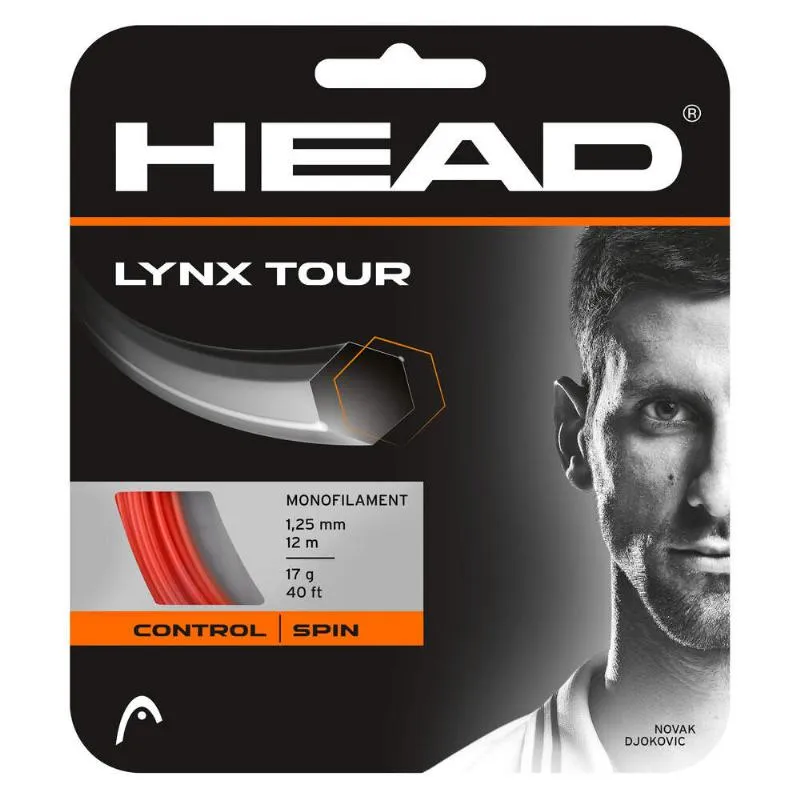 12m Head Lynx Tour 1.30mm Orange String