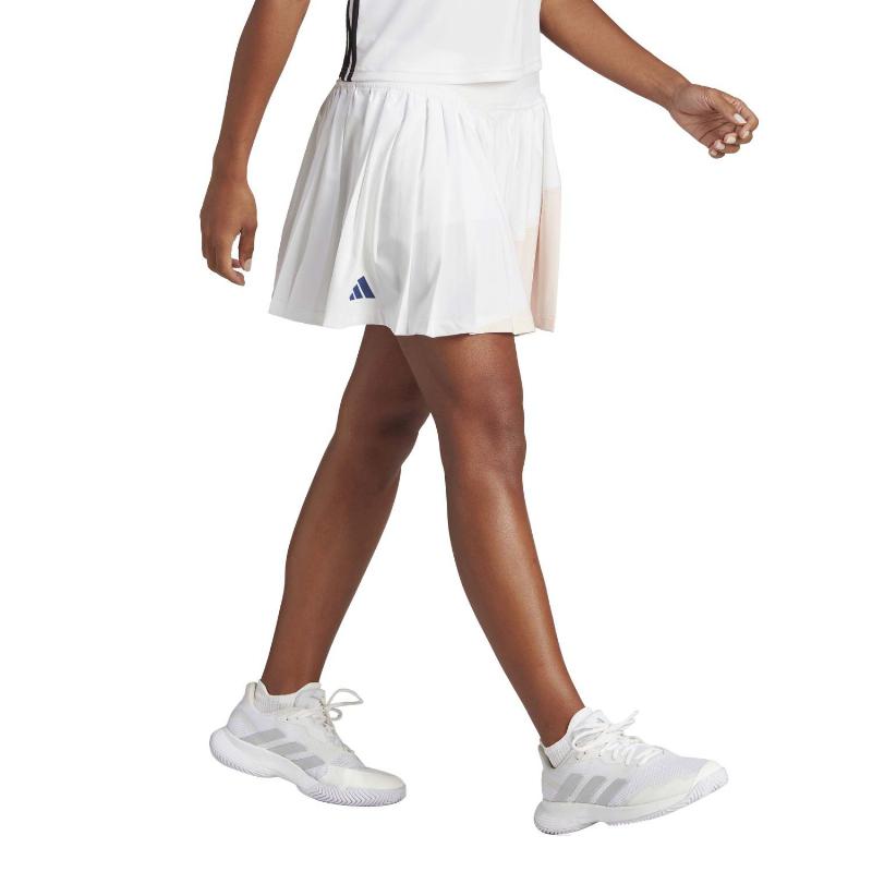 Falda Adidas Clubhouse Classic Premium Blanco - Barata Oferta Outlet