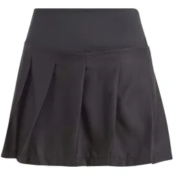Adidas Pleated Aeroready Pro Black Lime Skirt