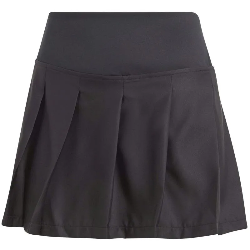 Adidas Pleated Aeroready Pro Black Lime Skirt