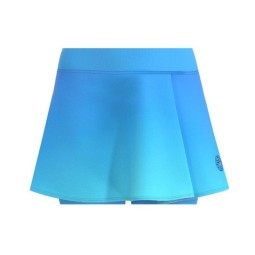 Falda Bidi Badu Colortwist Impresso Ondulado Aqua Azul Junior
