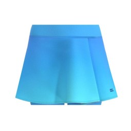 Falda Bidi Badu Colortwist Impresso Ondulado Aqua Azul Junior